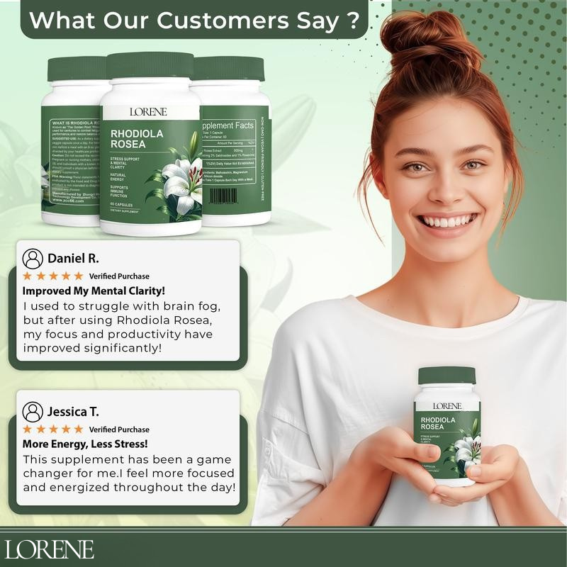 Lorene Rhodiola Rosea Capsules™